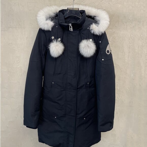Moose Knuckles Sterling Fur Trimmed Padded Parka - Picture 1 of 6